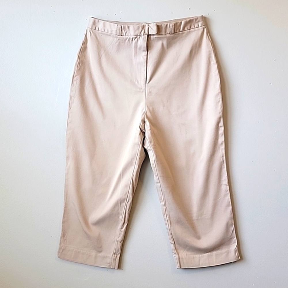 High Waisted Skimmer Capri Pants THE LIMITED 90s Vintage Size 10 Women